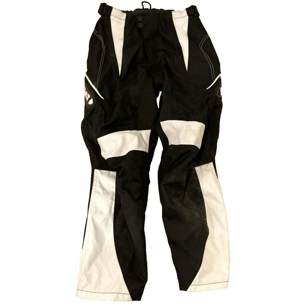 Bilt Racing Motocross Hip Armor White Black Youth Pants Size 28
